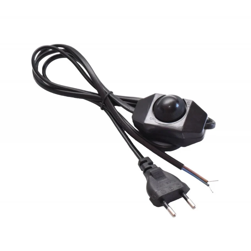 Cablu alimentare cu variator 1.5m negru