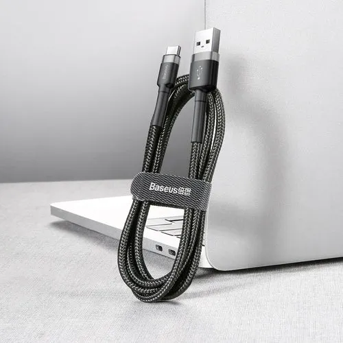 Cablu Baseus CAFULE TYPE-C 300 cm gri/negru