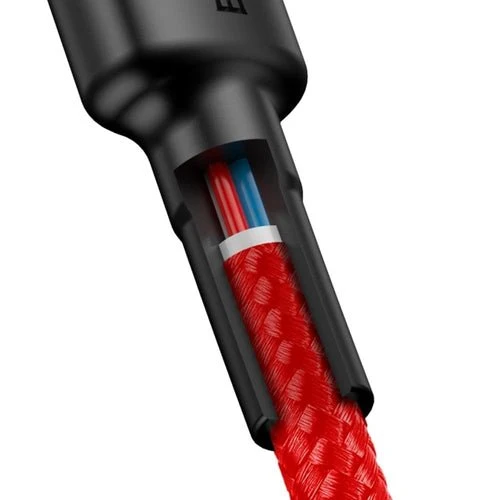 Cablu Baseus CATKLF-H09 USB-C - USB-C PD QC 60 W 2 m - roșu
