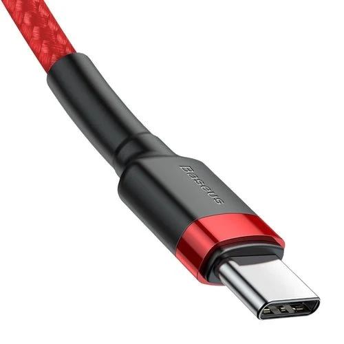 Cablu Baseus CATKLF-H09 USB-C - USB-C PD QC 60 W 2 m - roșu