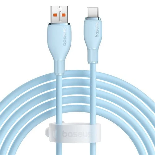 Cablu Baseus Pudding 100 W USB-/USB-C 2 m - Albastru