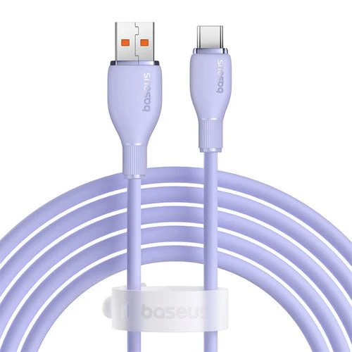 Cablu Baseus Pudding 100 W USB-/USB-C 2 m - Violet