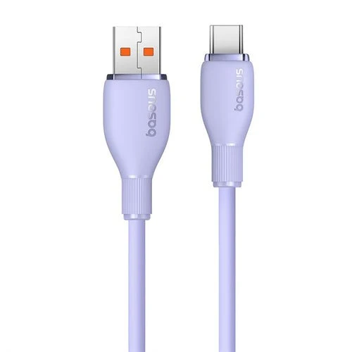 Cablu Baseus Pudding 100 W USB-/USB-C 2 m - Violet