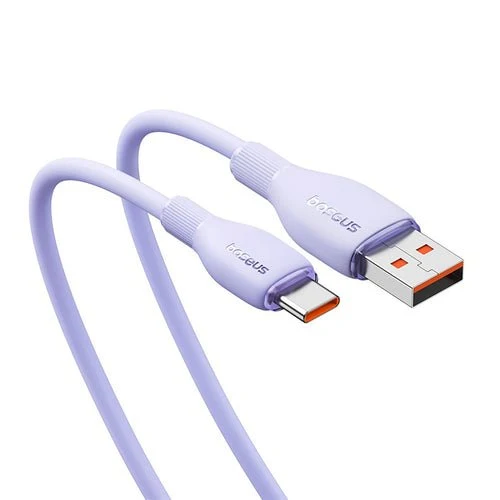 Cablu Baseus Pudding 100 W USB-/USB-C 2 m - Violet