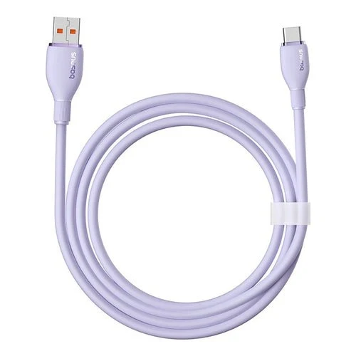 Cablu Baseus Pudding 100 W USB-/USB-C 2 m - Violet