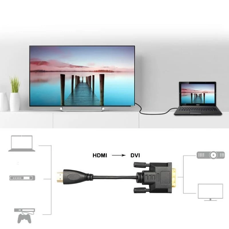 Cablu HDMI la DVI D 24+1 3m