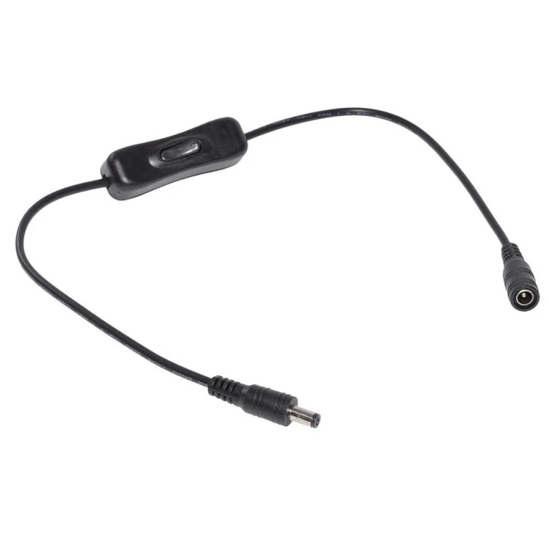 Cablu cu intrerupator 2.1mmx5.5mm DC