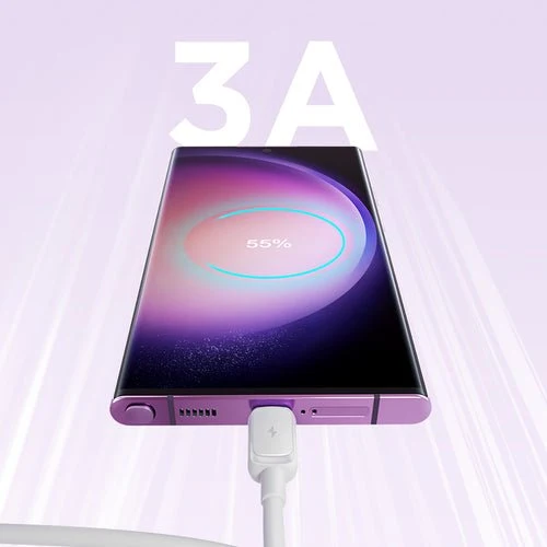 Cablu Joyroom seria A14 USB-/USB-C 3A 1,2 m - Alb