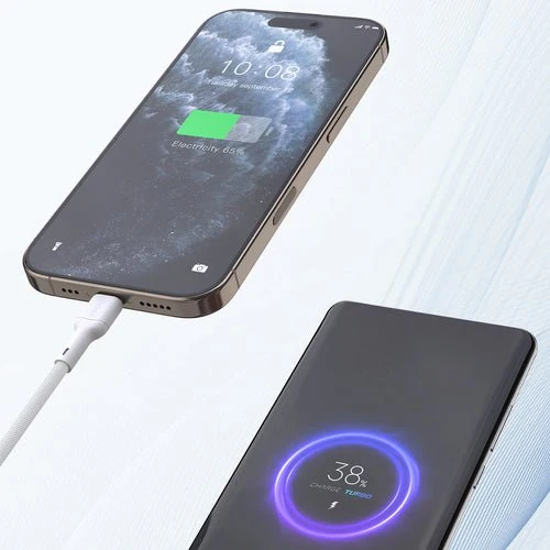 Cablu USB-C Dudao L9C 65 W - 2 m - Alb (40 caractere)