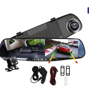 Camera video auto cu oglinda si camera marsarier