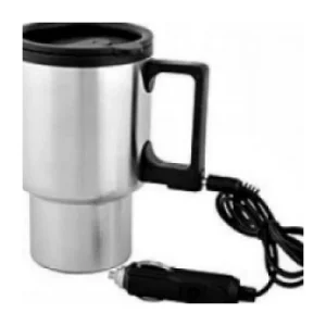 Cana termos auto pentru cafea si ceai, cu capac, pentru bricheta masinii