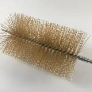 Cap de perie 130mm Pipe Pene Sârmă de oțel cu fir extern M10