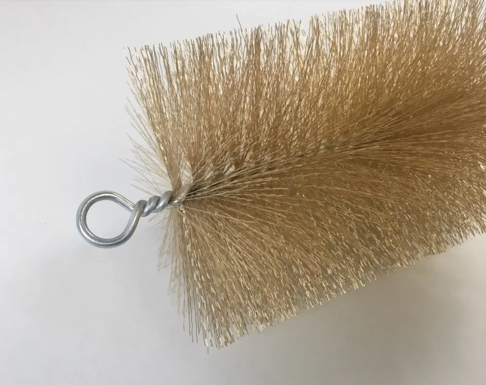 Cap de perie 130mm Pipe Pene Sârmă de oțel cu fir extern M10