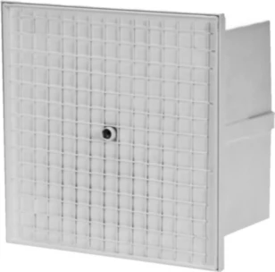 Capsula de tencuială pătrat 14 x 14 cm alb pentru curățare