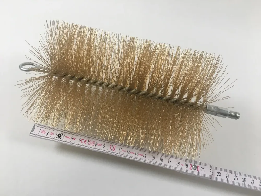Capul de perie 120mm conductă Firul de oțel perie cu fir extern M10