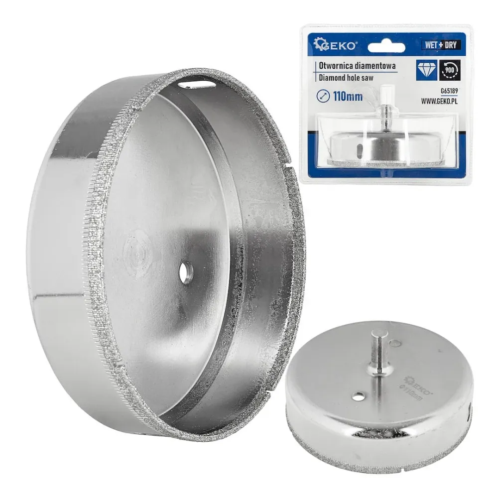 Carota diamantata pentru gresie, 110 mm, Geko G65189