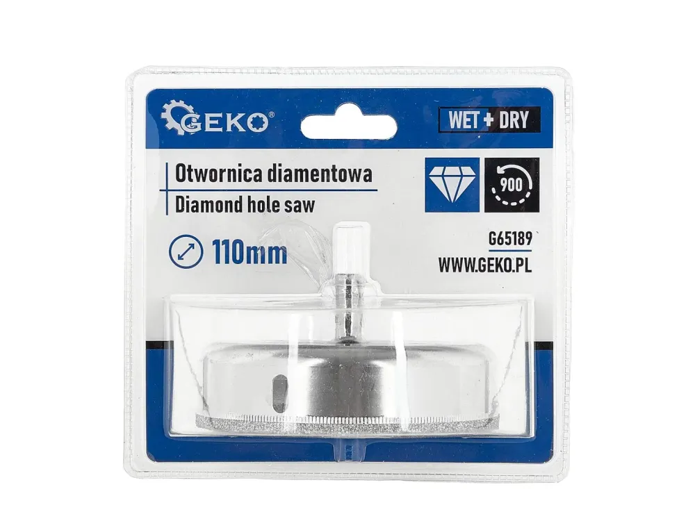 Carota diamantata pentru gresie, 110 mm, Geko G65189
