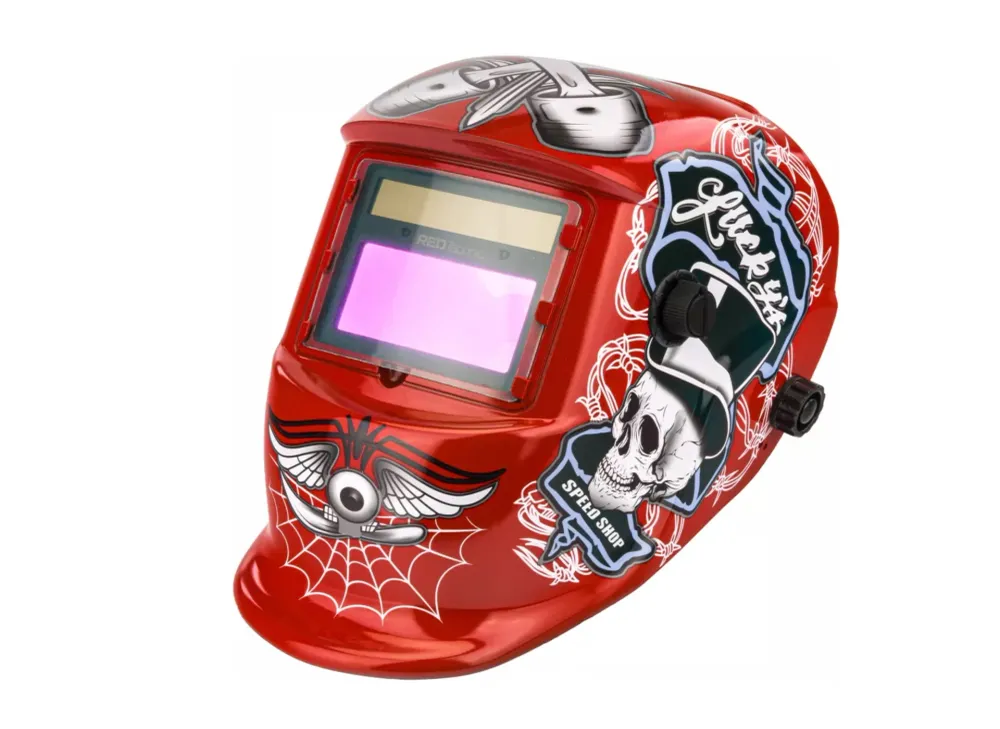 Casca de sudura cu autointunecare, Red Technic RTAPS0061