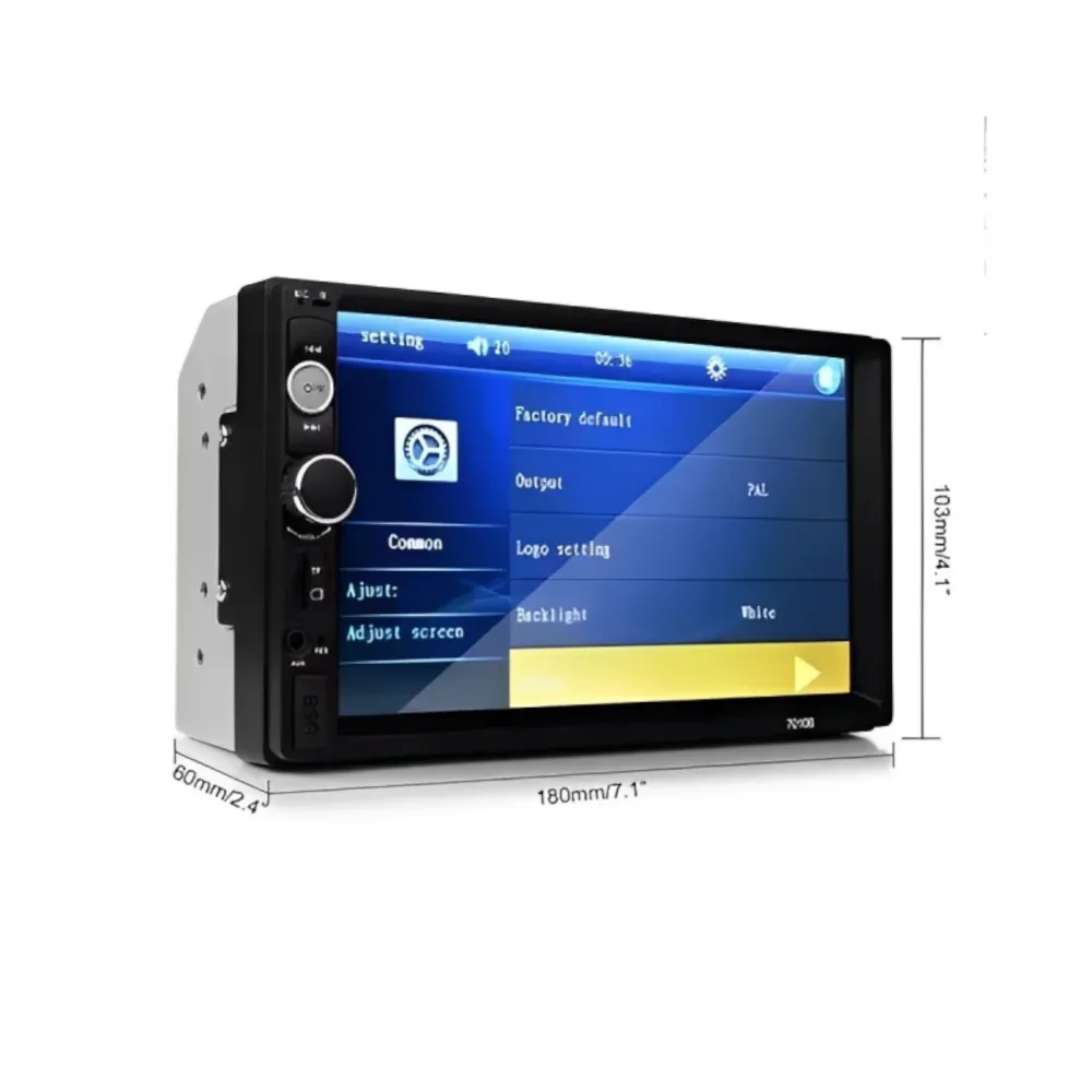 Casetofon auto mp5 bluetooth cu display si touch screen