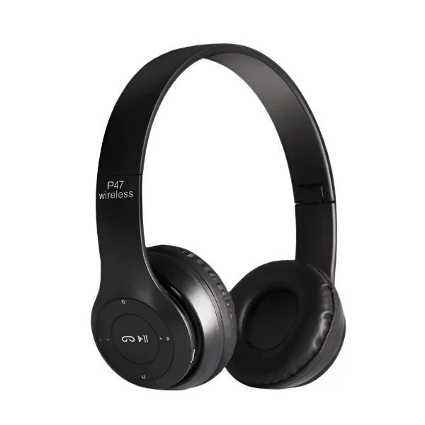 Casti P47 Wireless Bluetooth cu microfon si radio