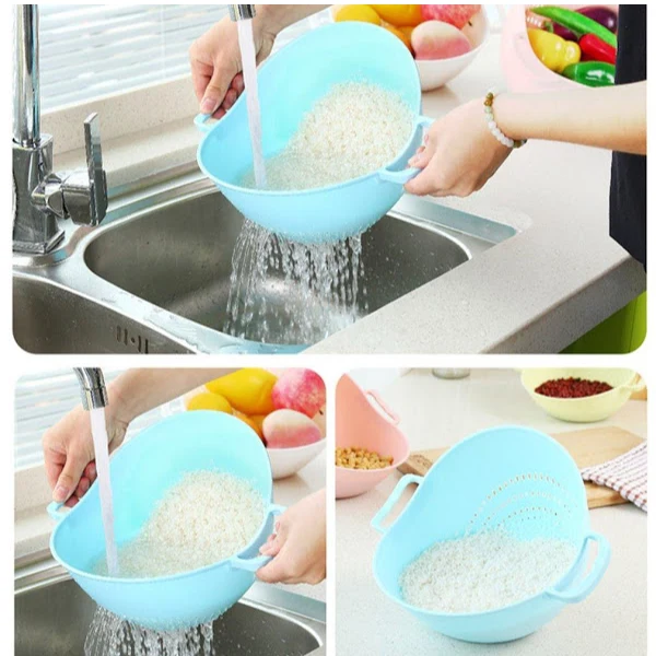 Castron de plastic si strecuratoare, multifunctional 2 1