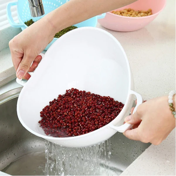 Castron de plastic si strecuratoare, multifunctional 2 1