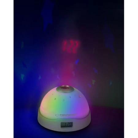 Ceas digital multicolor cu alarma si proiectie ora pe tavan