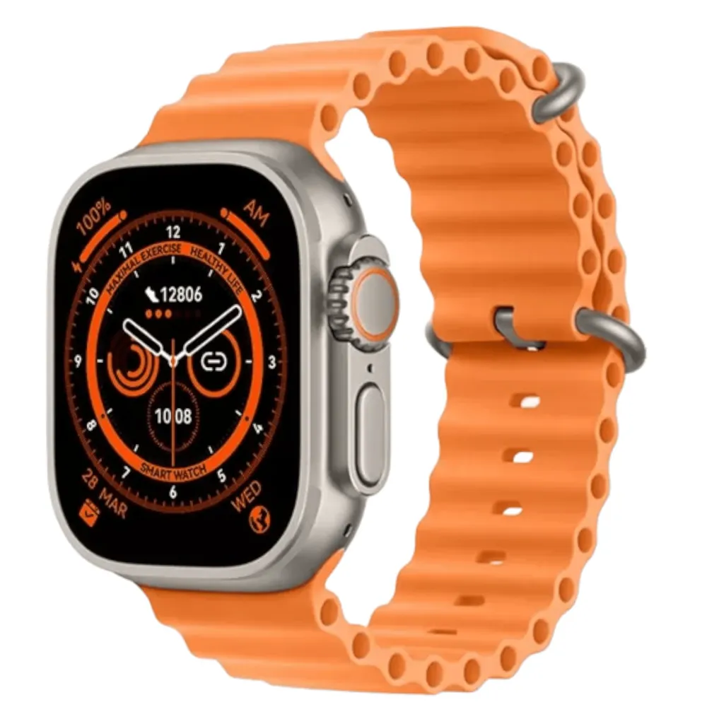 Ceas smartwatch inteligent cu 8 curele