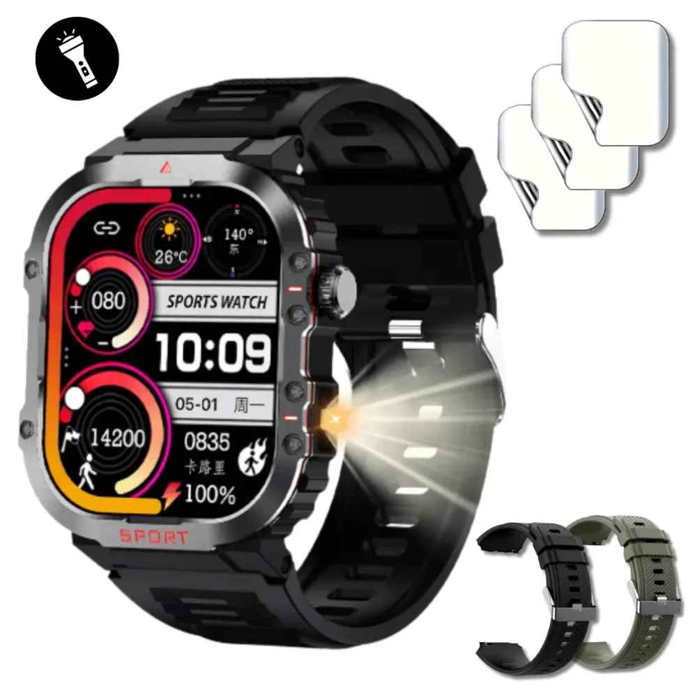 Ceas Smartwatch Valorix®, Ecran 1.96" HD