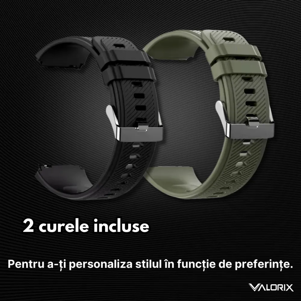 Ceas Smartwatch Valorix®, Ecran 1.96" HD