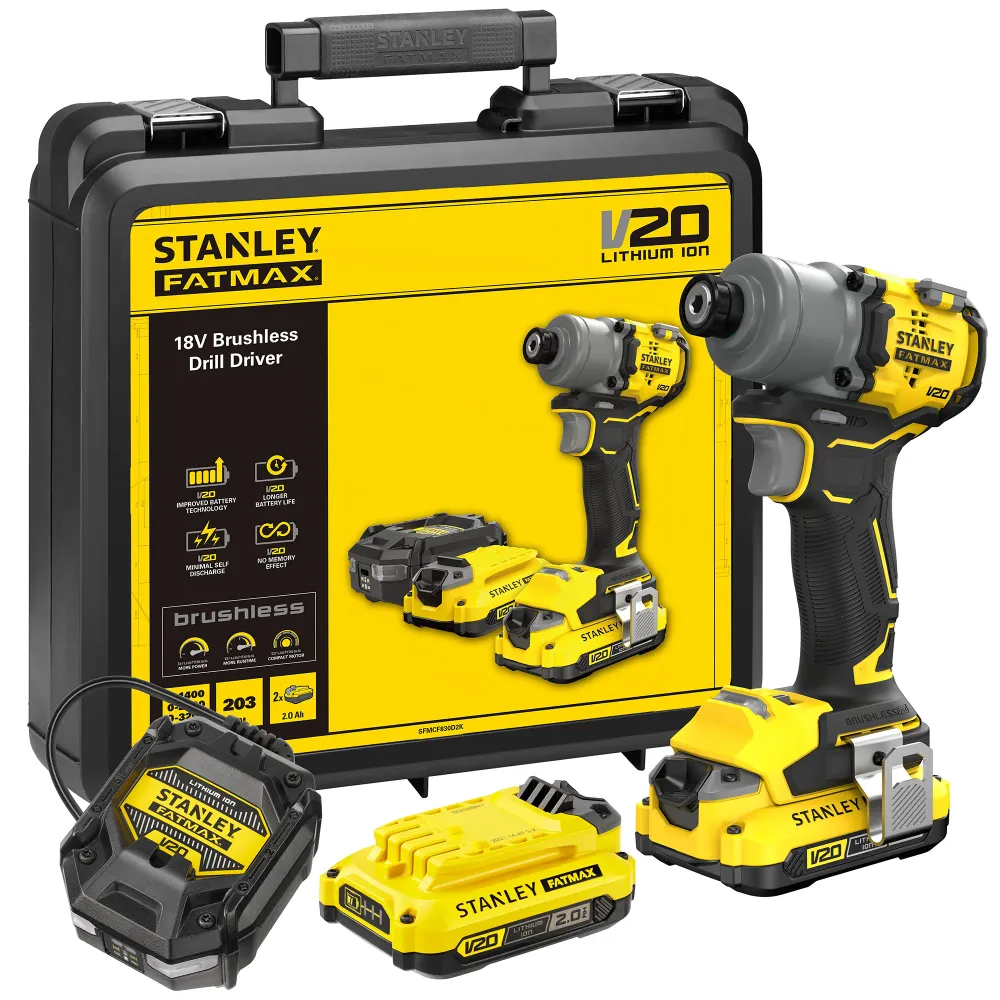 Chei de impact Stanley SFMCF830D2K-QW 18V 2Ah
