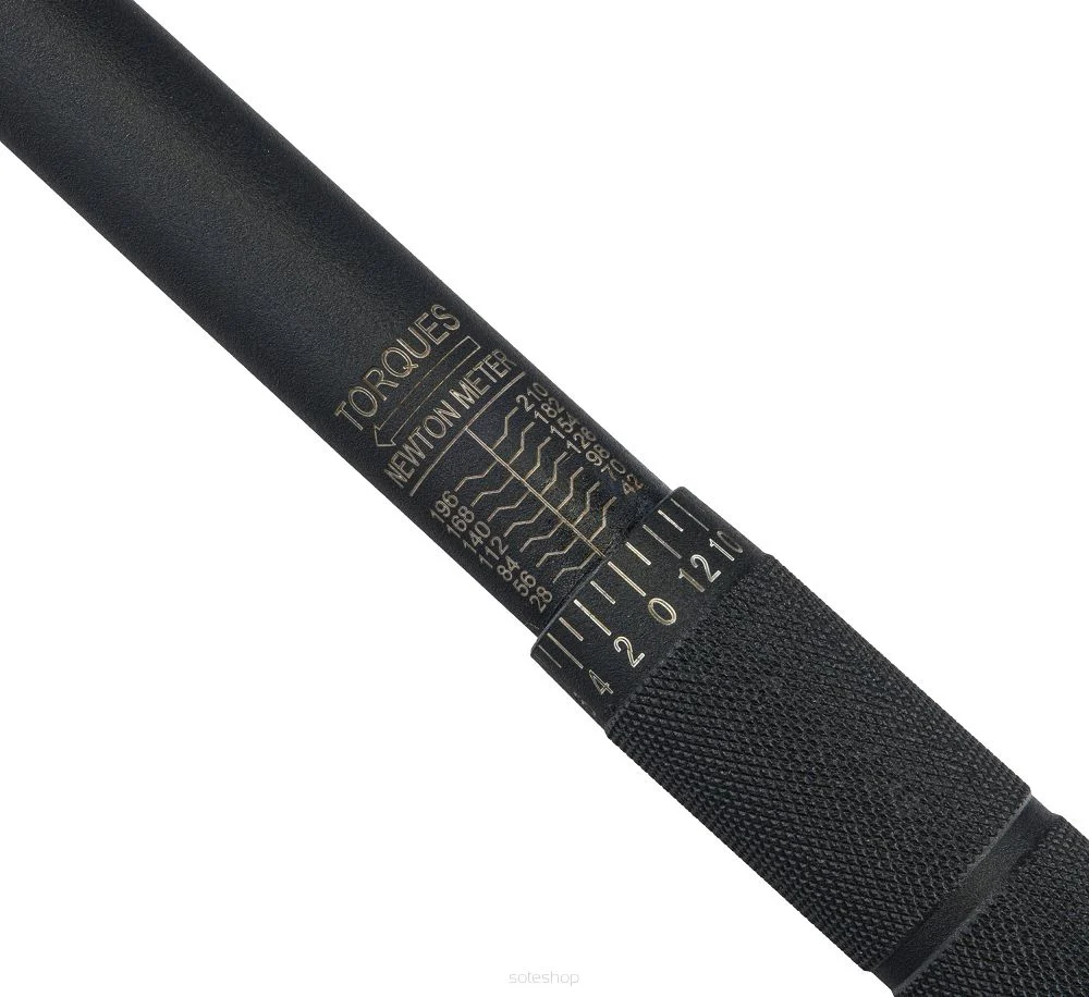 Cheie dinamometrica, 1/2", 470 mm, 28-210 Nm, Red Technic RTKD0091