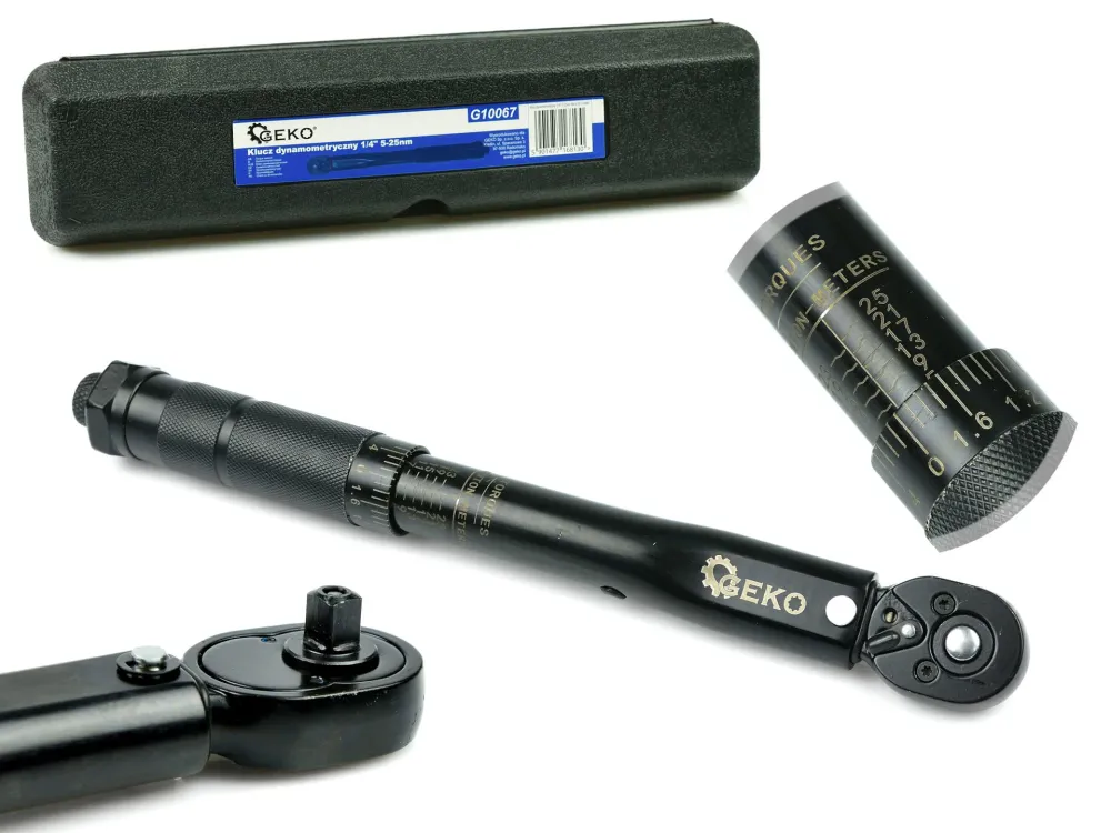 Cheie dinamometrica HD 1/4 "5-25 Nm, Geko G10067