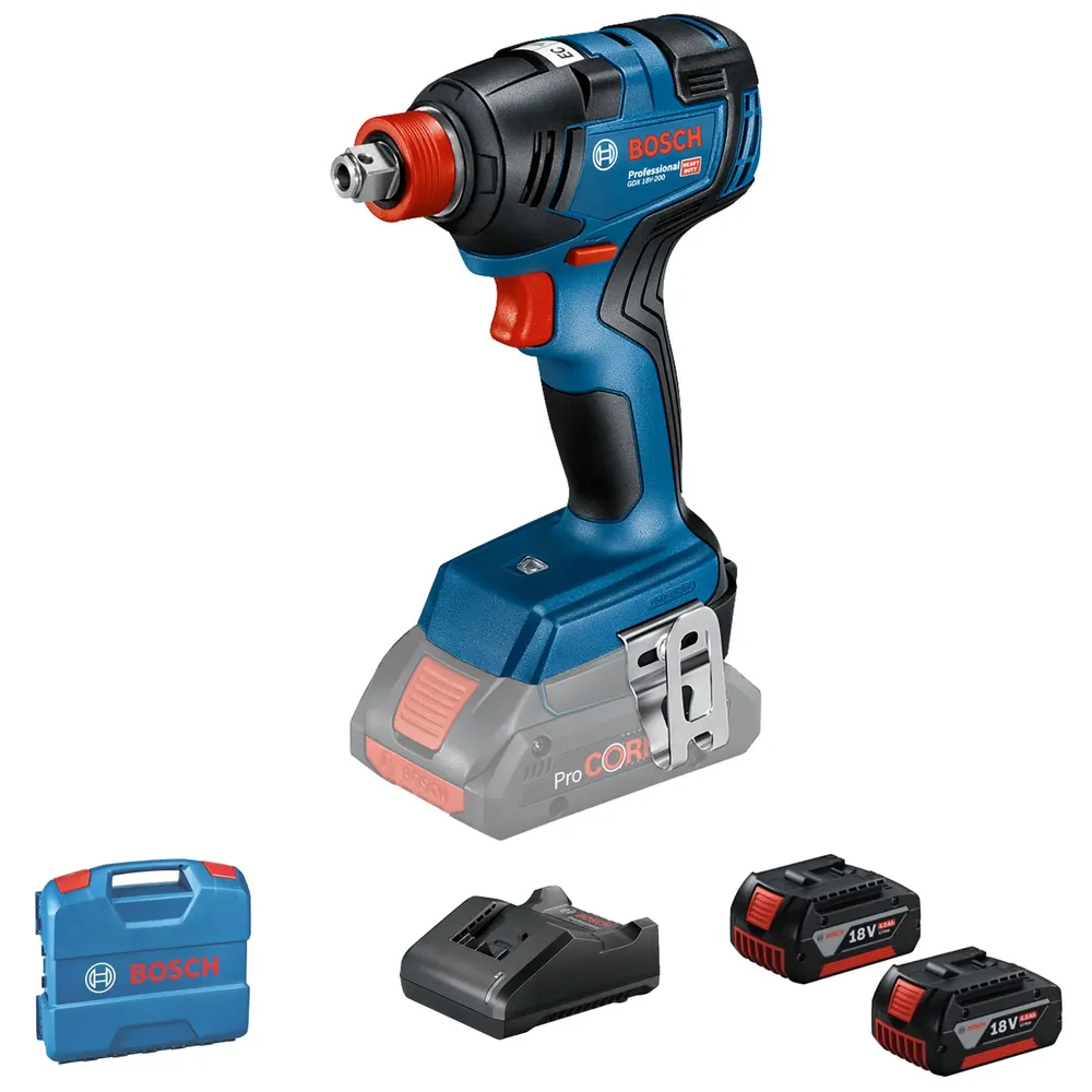 Cheie de impact Bosch GDX 18V-200 PRO 18V 4Ah