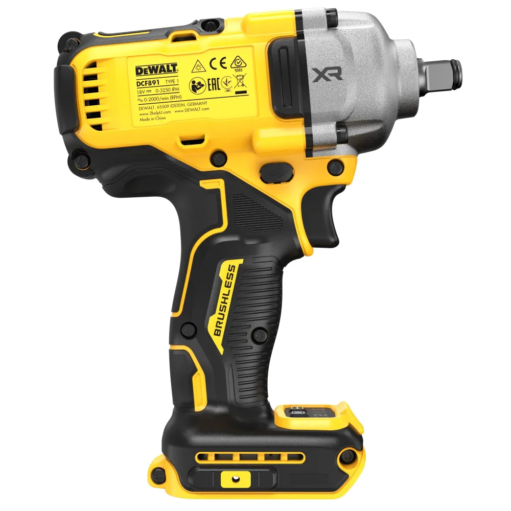 Cheie de impact Dewalt DCF891NT-XJ 18V