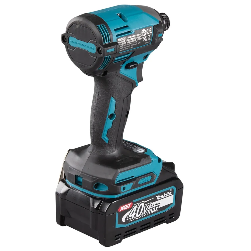 Cheie de impact Makita TD003GD201 40V 2.5Ah