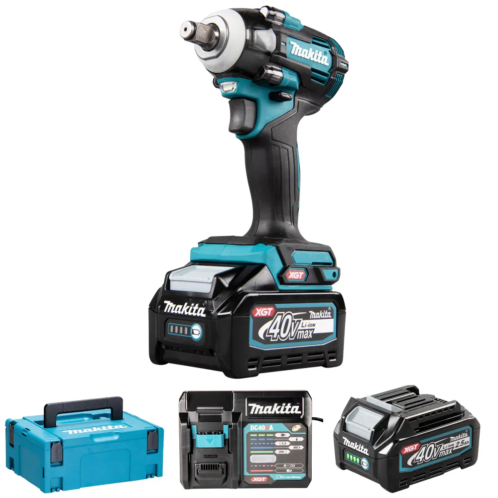 Cheie de impact Makita TW004GD201 40V 2.5Ah