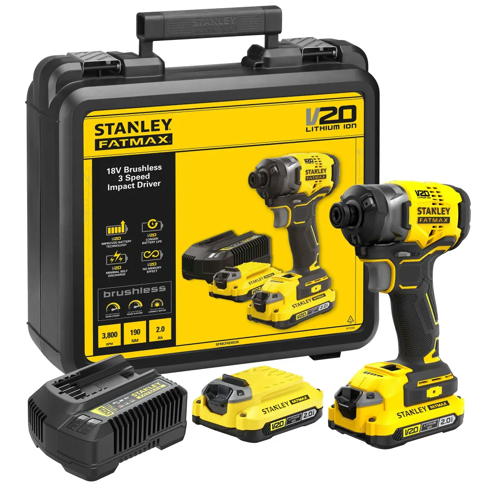 Cheie de impact V20 Stanley SFMCF820D2K 18V