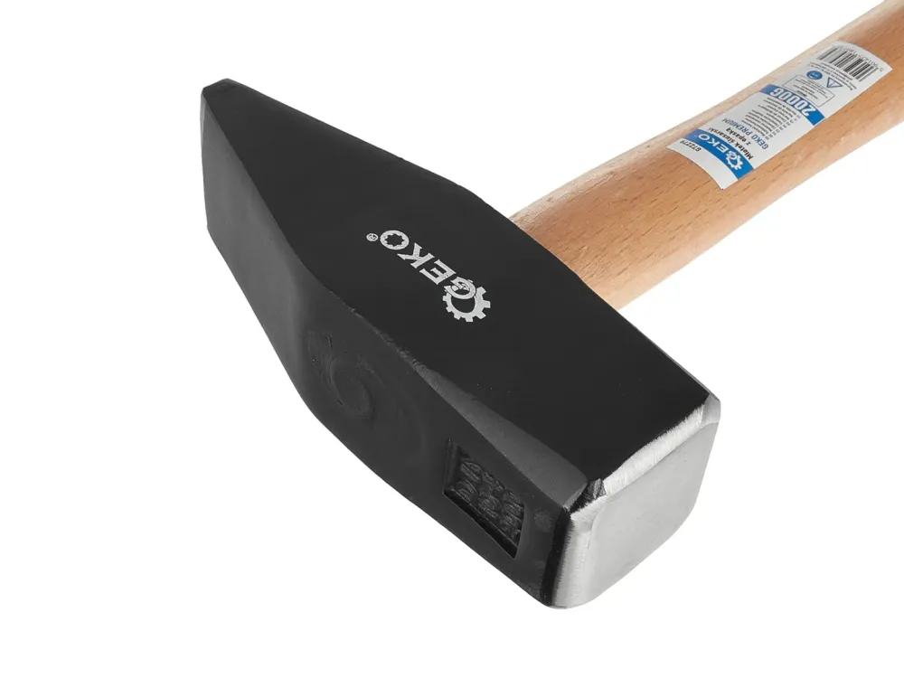 Ciocan mecanic cu maner din lemn, 2000 g, Geko G72279