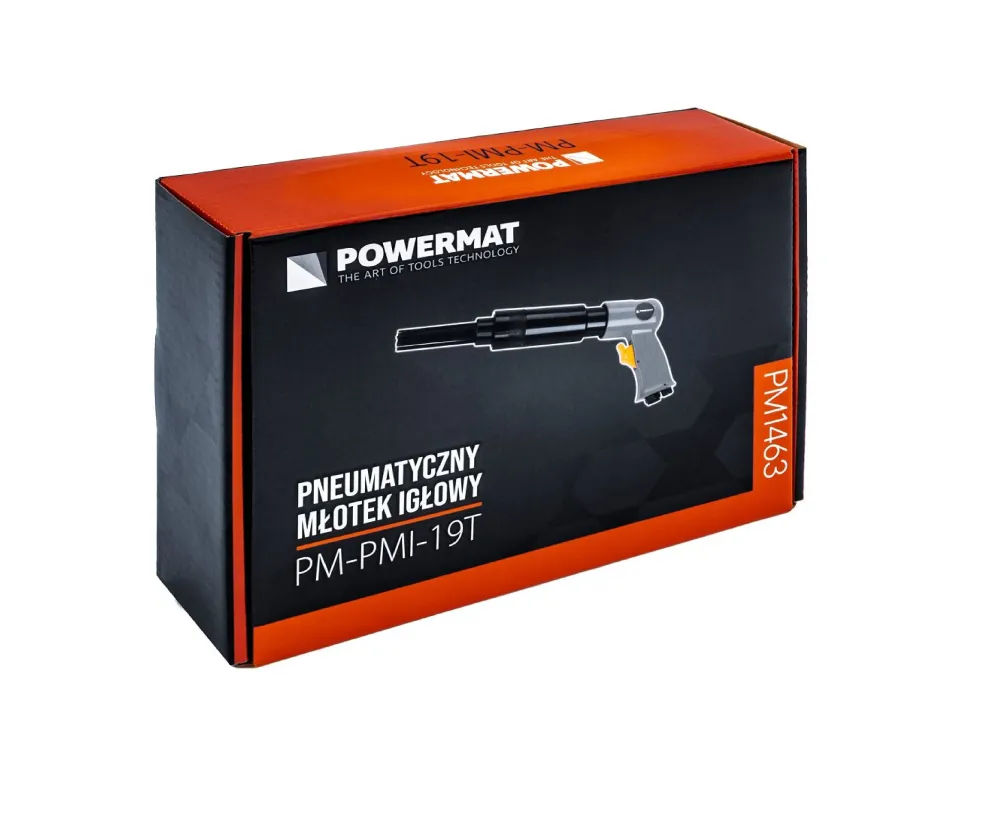 Ciocan pneumatic cu ace pentru rugina PM-PMI-19T, Powermat PM1463