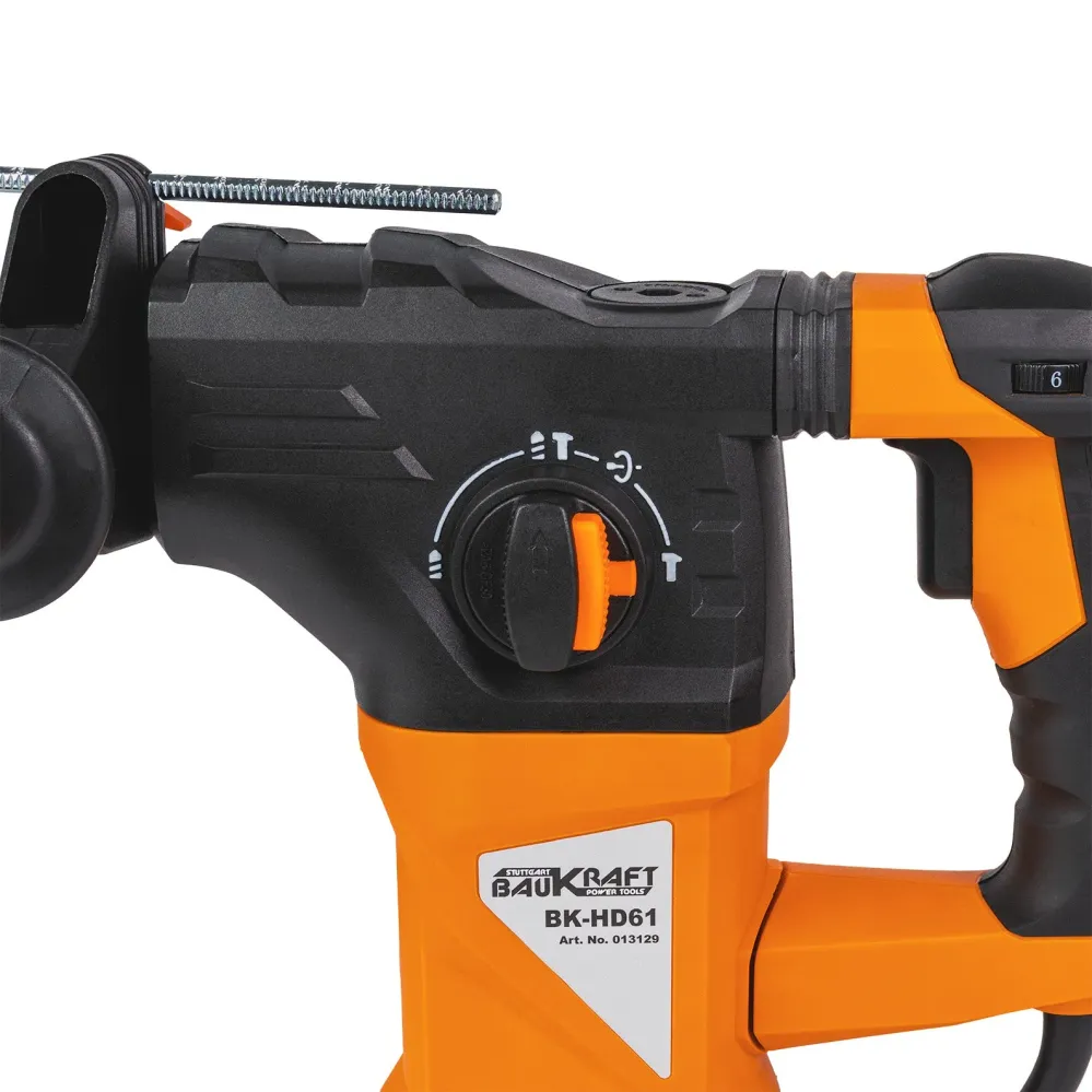 Ciocan rotopercutor BK-HD61, 1500 W, 32 mm, SDS-Plus 5J, Baukraft 013129