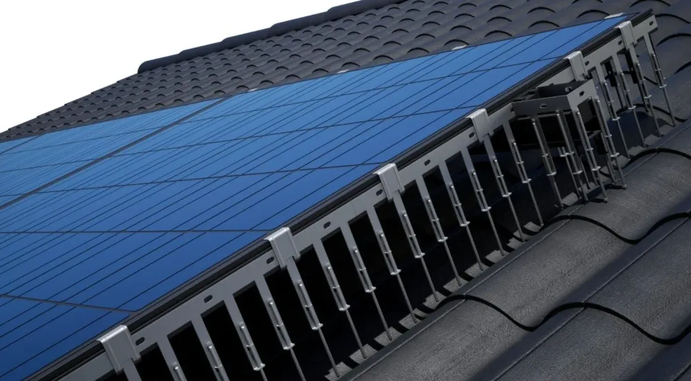 CLEMĂ SOLARĂ GRI PENTRU ȚEPI – LĂȚIME 30 MM