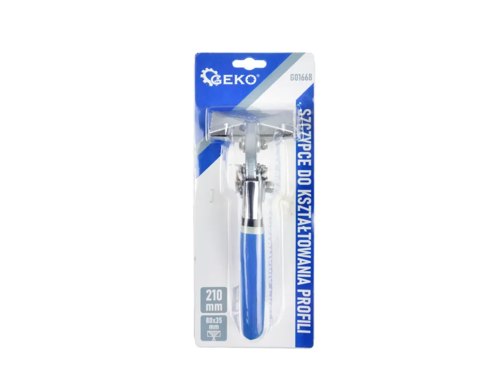 Cleste pentru indoit tabla, 210 mm, 80x35mm, Geko G01668