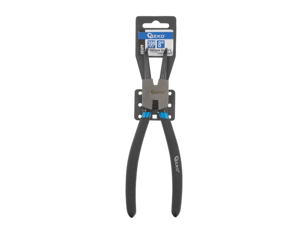 Cleste Seeger cu varf indoit pentru sigurante, 20 mm / 8", Geko G01699
