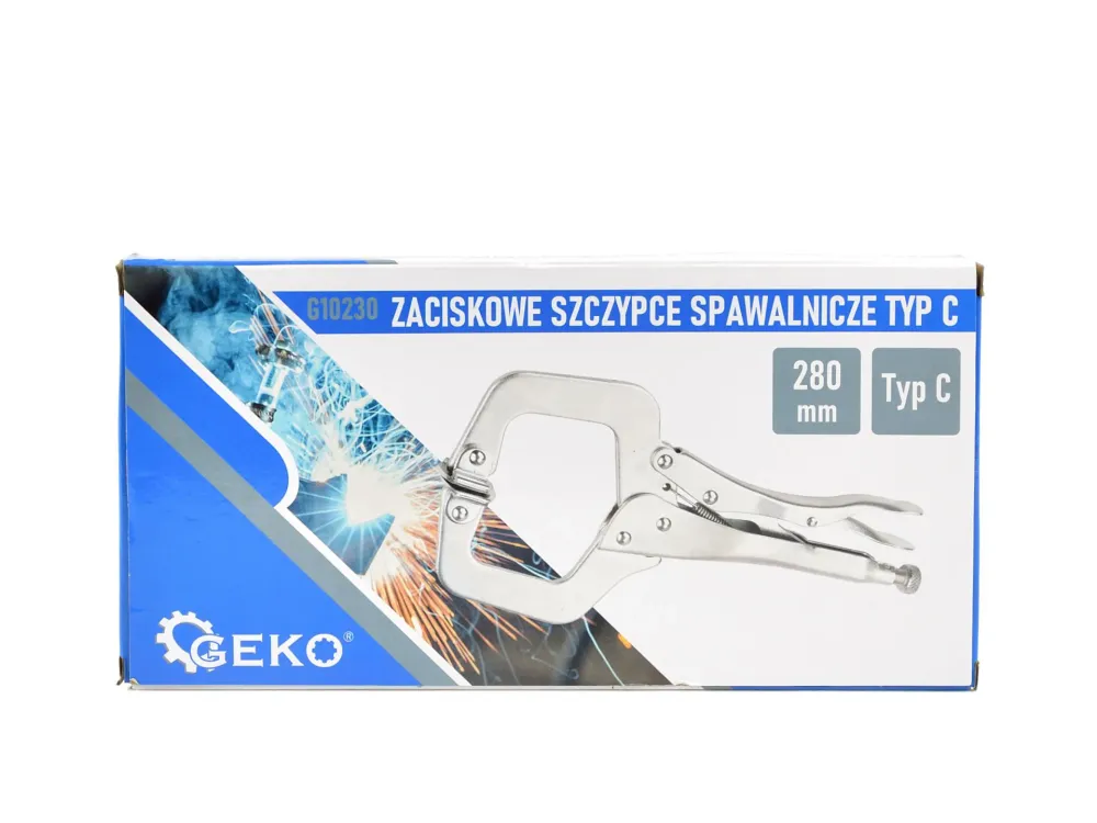 Cleste de sudura tip C, 280 mm, Geko G10230