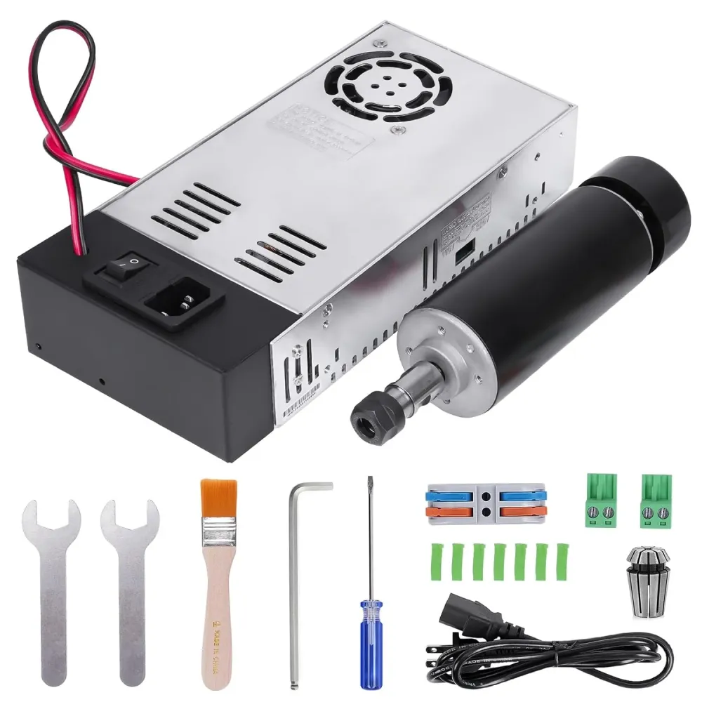 CNC Spindle Motor Kit 500W High-Speed Brushed Motor