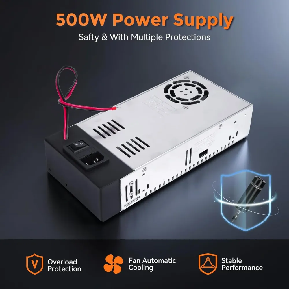 CNC Spindle Motor Kit 500W High-Speed Brushed Motor