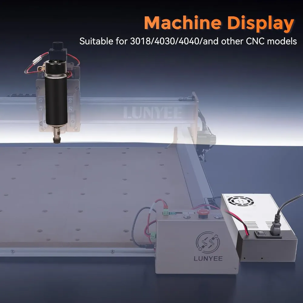 CNC Spindle Motor Kit 500W High-Speed Brushed Motor