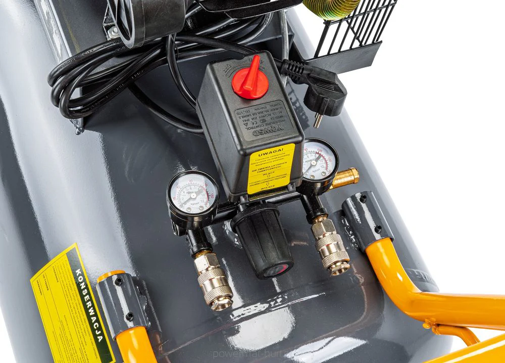 Compresor de aer industrial PM-KO-200T-230V, 200 l, Powermat PM1307