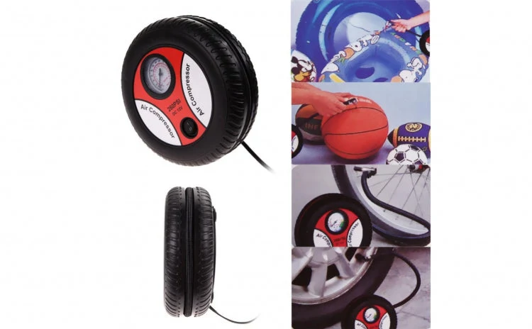Compresor auto forma anvelopa, cu alimentare bricheta, 12v